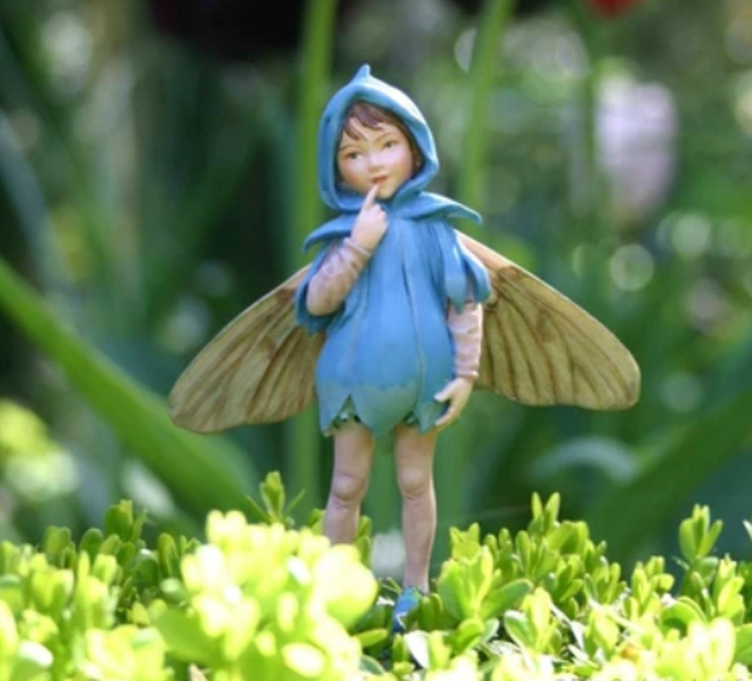 Grande figurine Fée bleue, coll. « Flower Fairies »